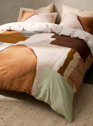 Abstract art duvet cover set
